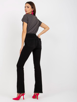 Hurt Ciemnoszary melanżowy t-shirt basic z krótkim rękawem 