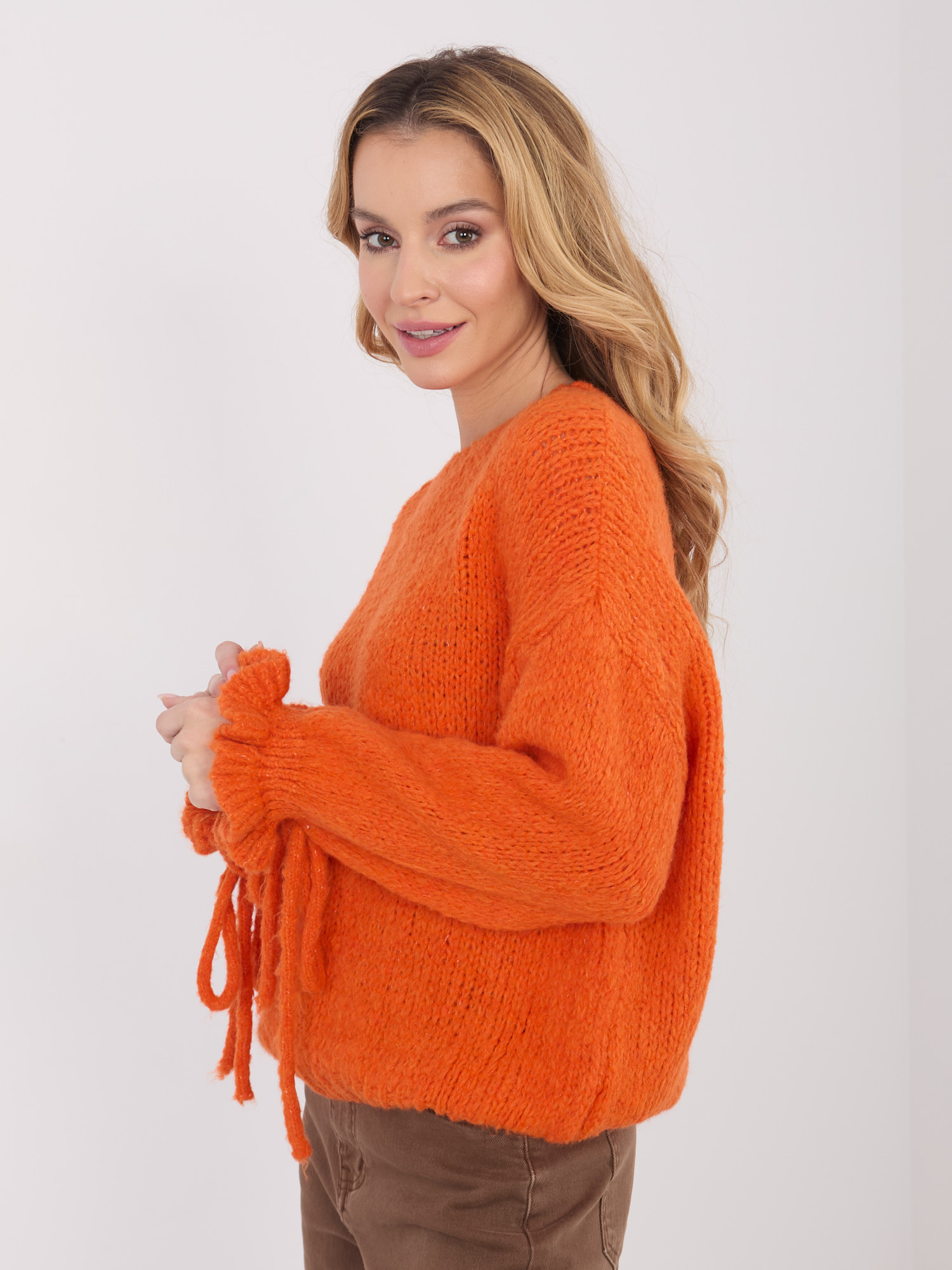 Sweter pomarańczowy