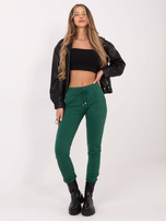 Ciemnozielone spodnie Faster