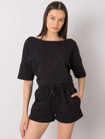 Czarny komplet damski Quanesia