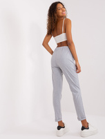 Hurt Szare melanżowe spodnie dresowe z wiązaniem 