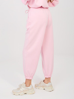 Pastelowy różowy z poduszkami na ramionach RUE PARIS 