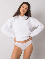 Białe damskie majtki