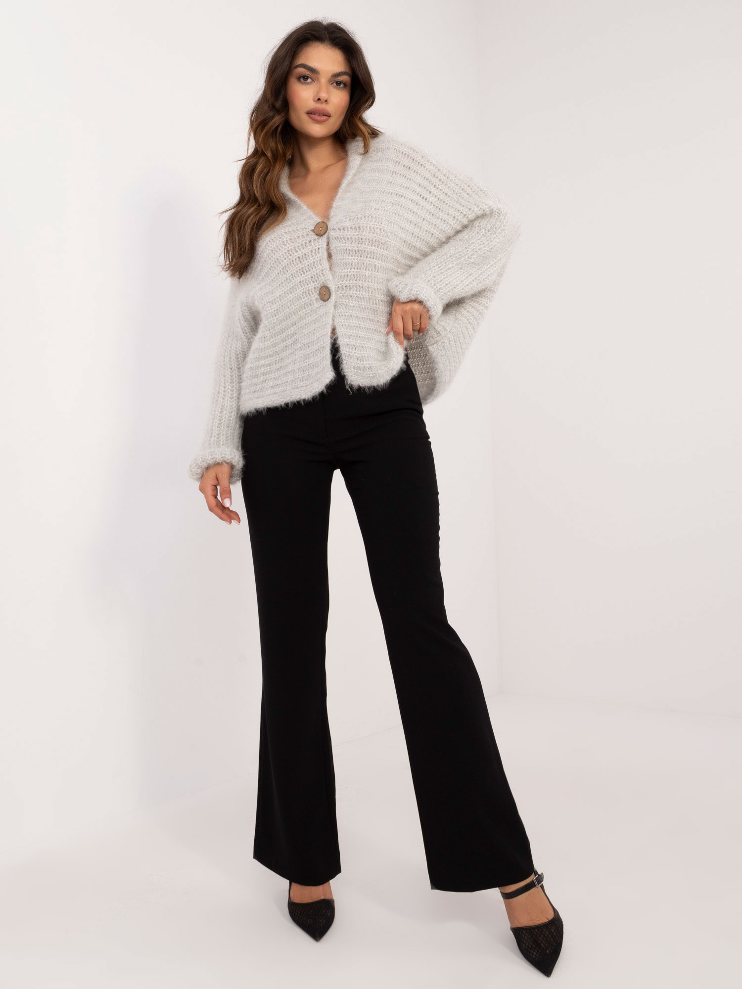 Sweter jasny szary
