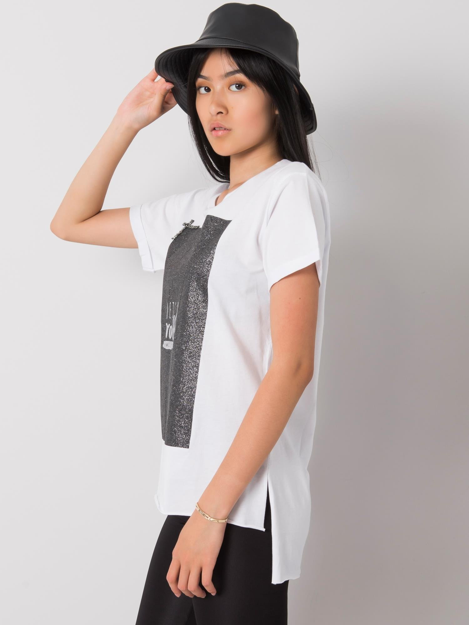 Biały t-shirt Moon