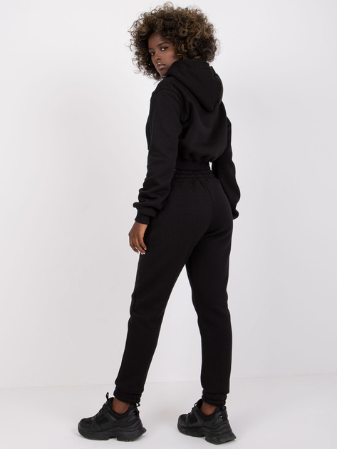 Czarny dresowy komplet dwuczęściowy Kalifornia RUE PARIS