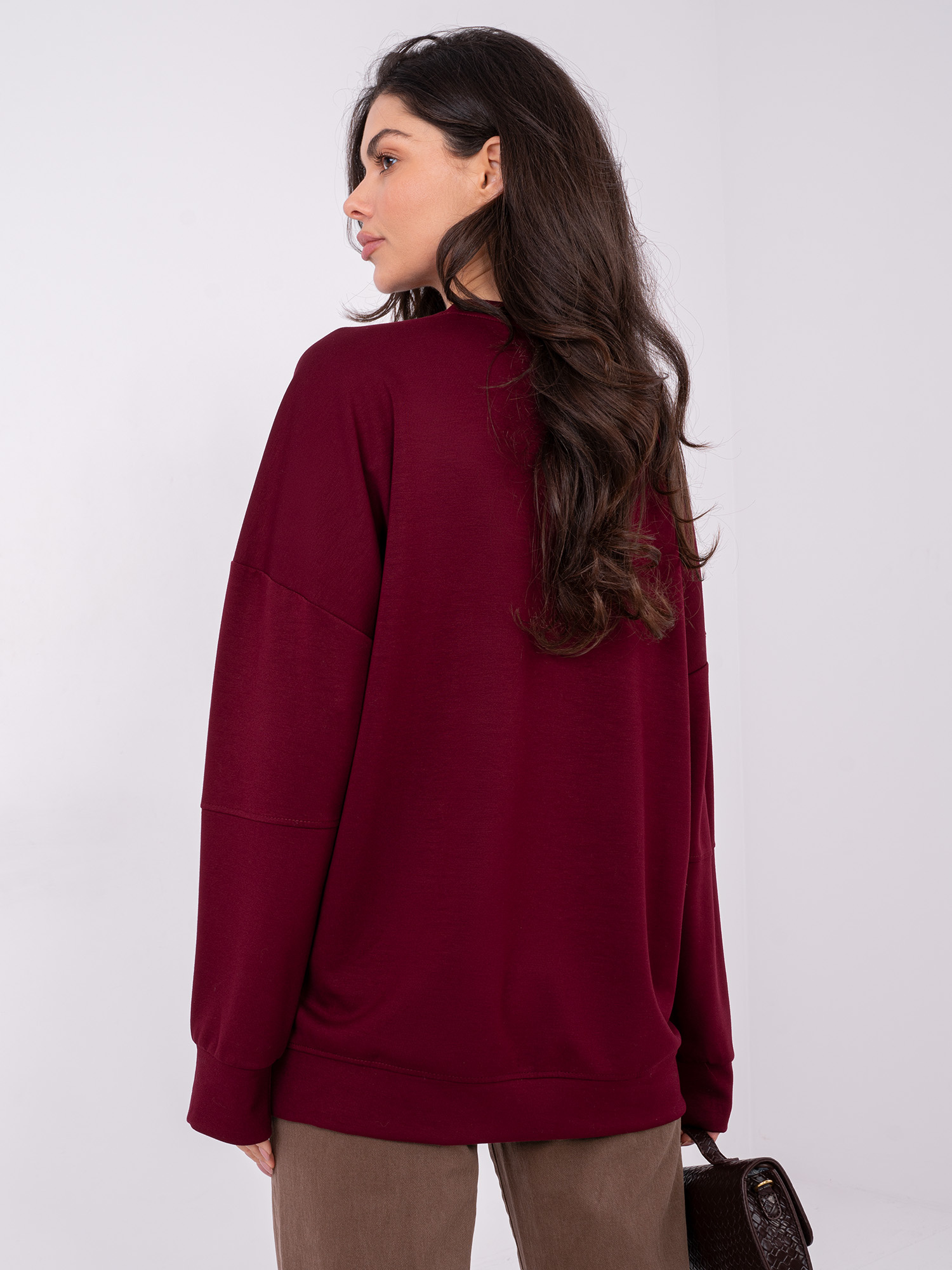 Bluza bordowy