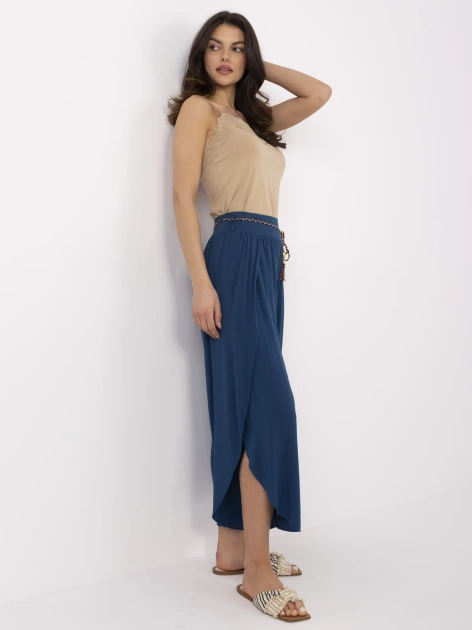 Hurt Morskie wiskozowe spodnie na lato OCH BELLA