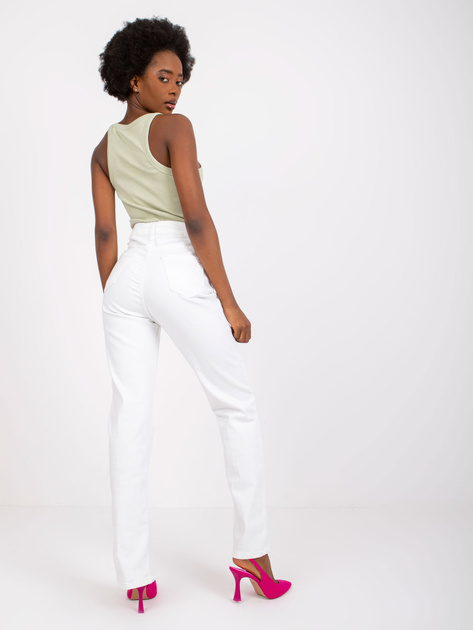 Jasnozielony prążkowany top basic Wendy SUBLEVEL