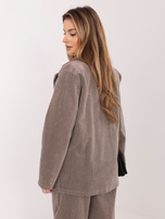 Fango jednorzędowa marynarka z sztruksu RUE PARIS 