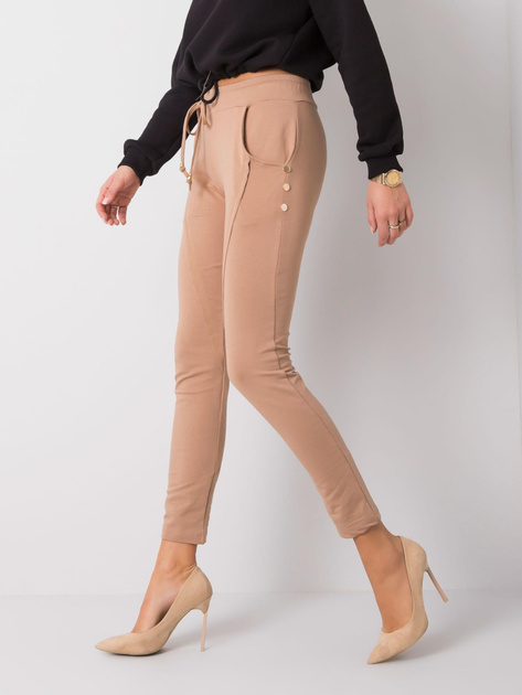 Camelowe spodnie Benitta