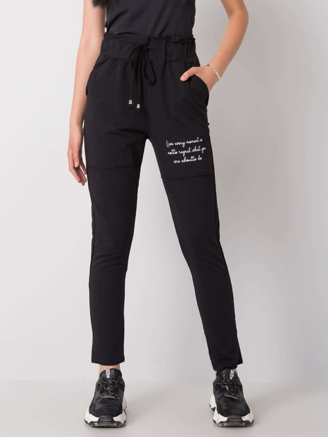 Czarne spodnie dresowe Jennifer