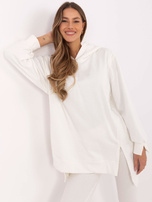 Hurtownia Ecru dwuczęściowy komplet z bluzą oversize