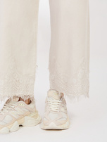 Fango jeansowe spodnie z gumką z tyłu  RUE PARIS 