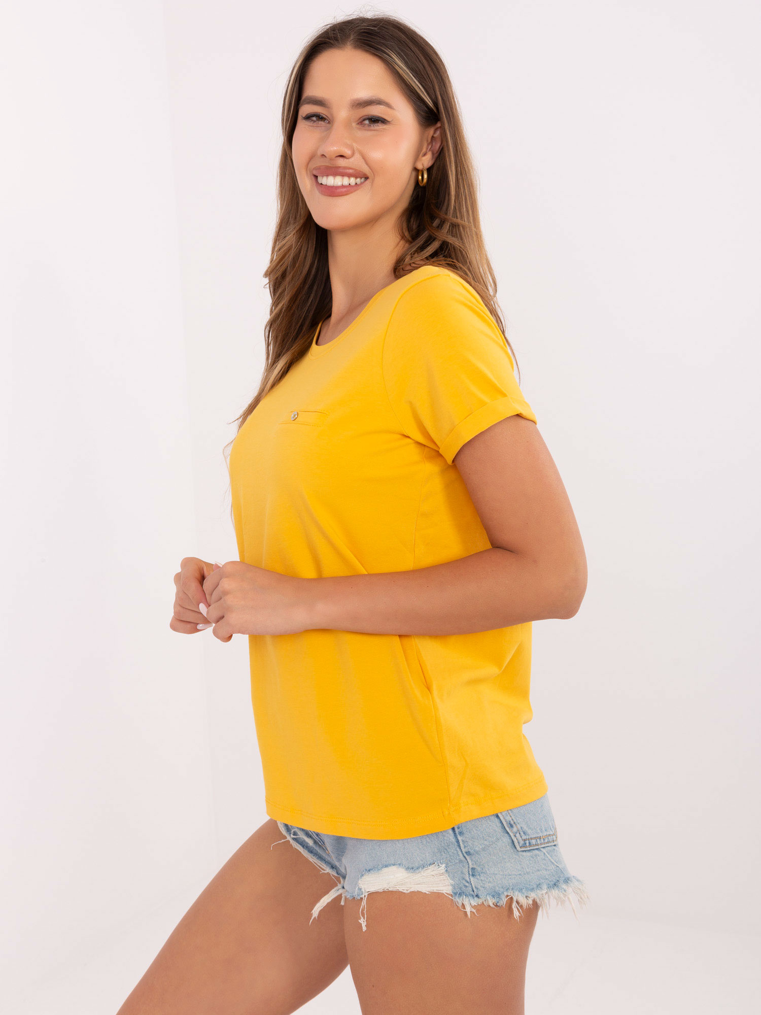 T-shirt jasny pomarańczowy