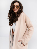 Hurt Jasnobeżowa długa bluza basic Tina RUE PARIS
