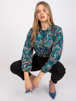 Morska bluzka z printami Mia 