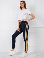 Granatowe spodnie Sibille