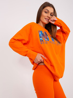 Hurt Orange zweiteiliger Set mit Leggings.