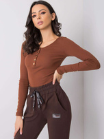 Brązowa bluzka Lounge RUE PARIS