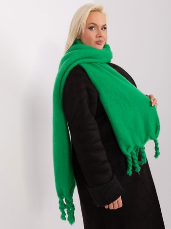 Großhandel Grüner glatter Winter Schal