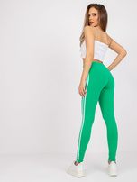 Zielone sportowe legginsy z wysokim stanem Buzz