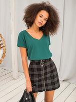 Ciemnozielony t-shirt Emory