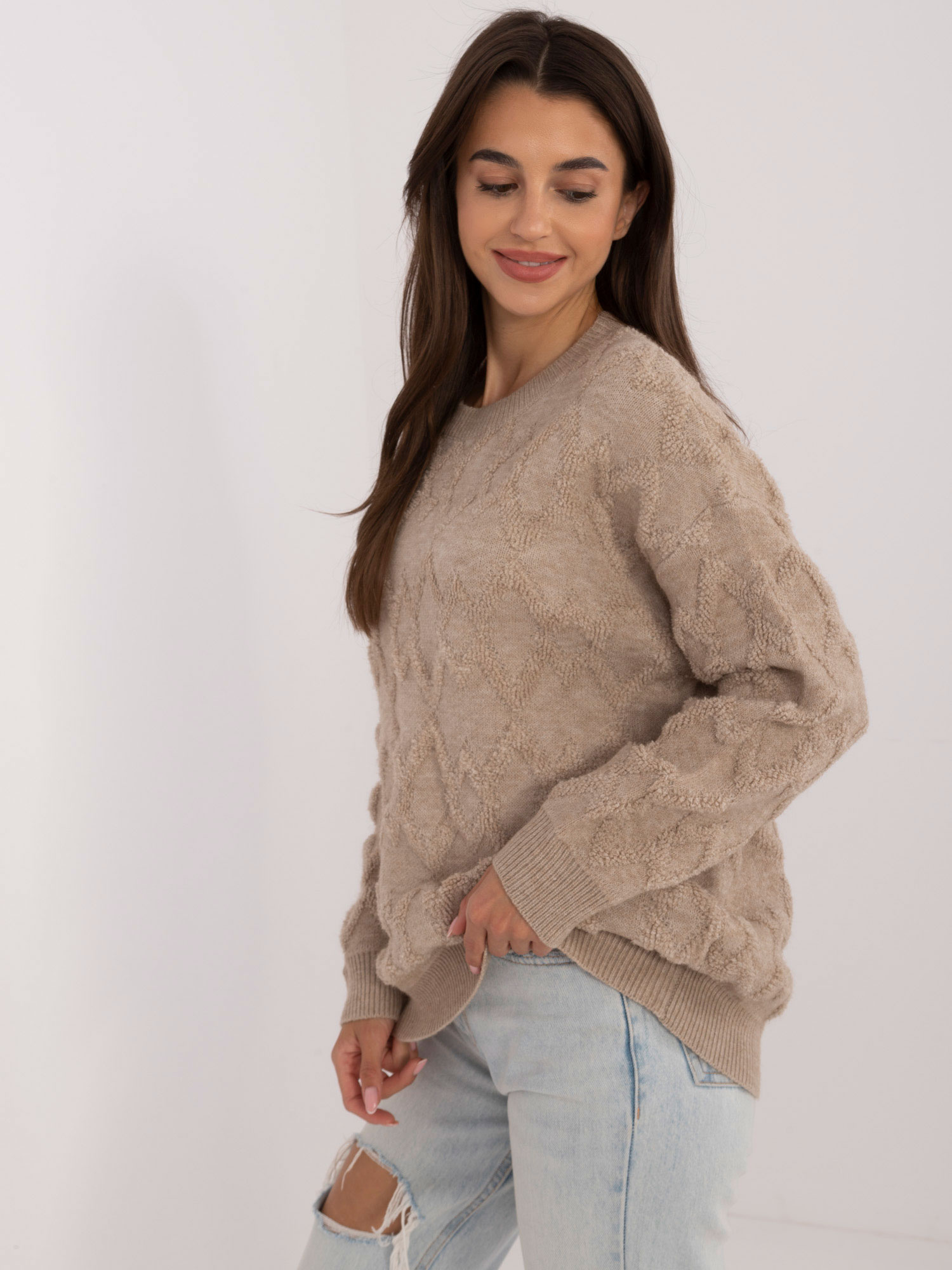 Sweter beżowy