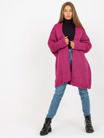 Hurt Fuksjowy kardigan z napisem na plecach OCH BELLA  