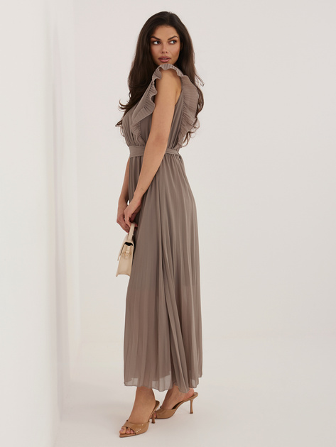 Fango midi sukienka z plisowanym dołem RUE PARIS