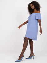 Jasnoniebieska sukienka z wiskozy Remember FRESH MADE