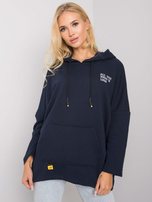 Granatowa bluza z kapturem Laylla