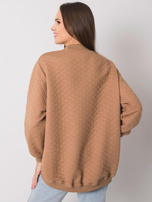 Kamelfarbene gesteppte Sweatshirt von Chloe.