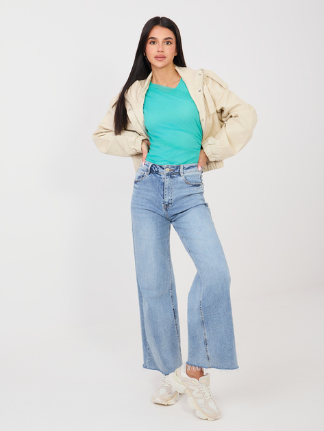 Turkusowe drapowane body z siateczki