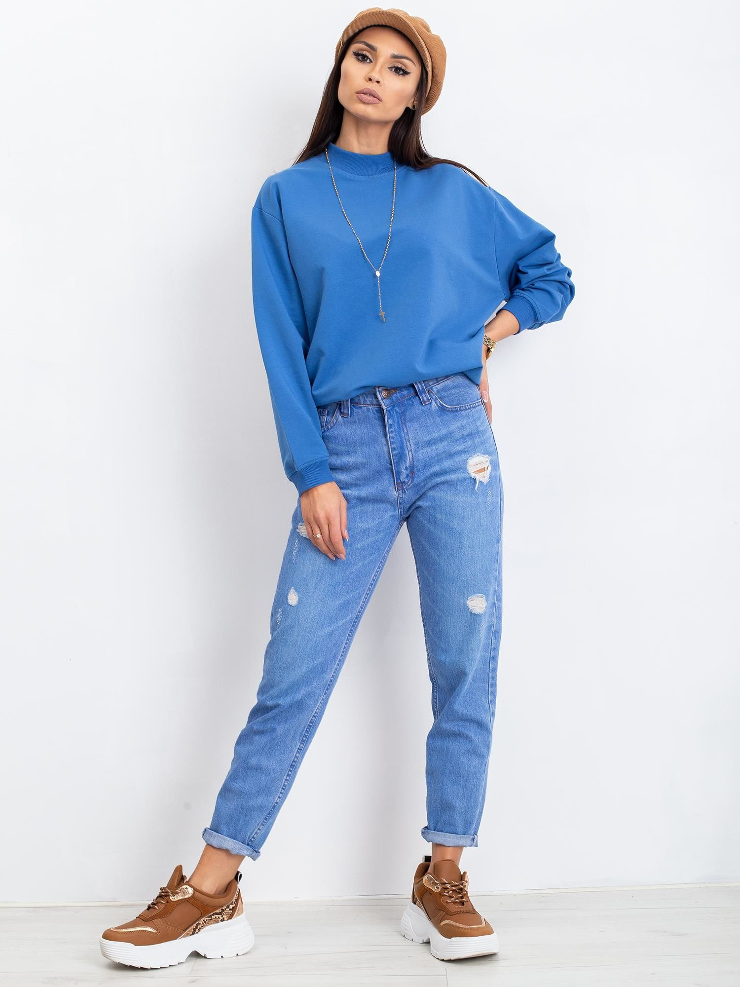 Niebieska bluza Twist