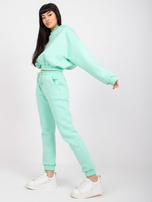Miętowy dwuczęściowy komplet dresowy Auxerre