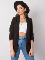Czarna marynarka damska Eva OCH BELLA