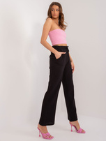 Hurtownia Czarne spodnie damskie bawełniane SUBLEVEL