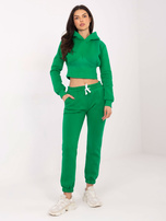 Zielony komplet dresowy ze spodniami Ambretta