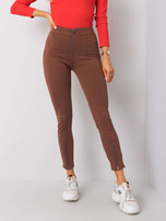 Brązowe spodnie Georgia RUE PARIS