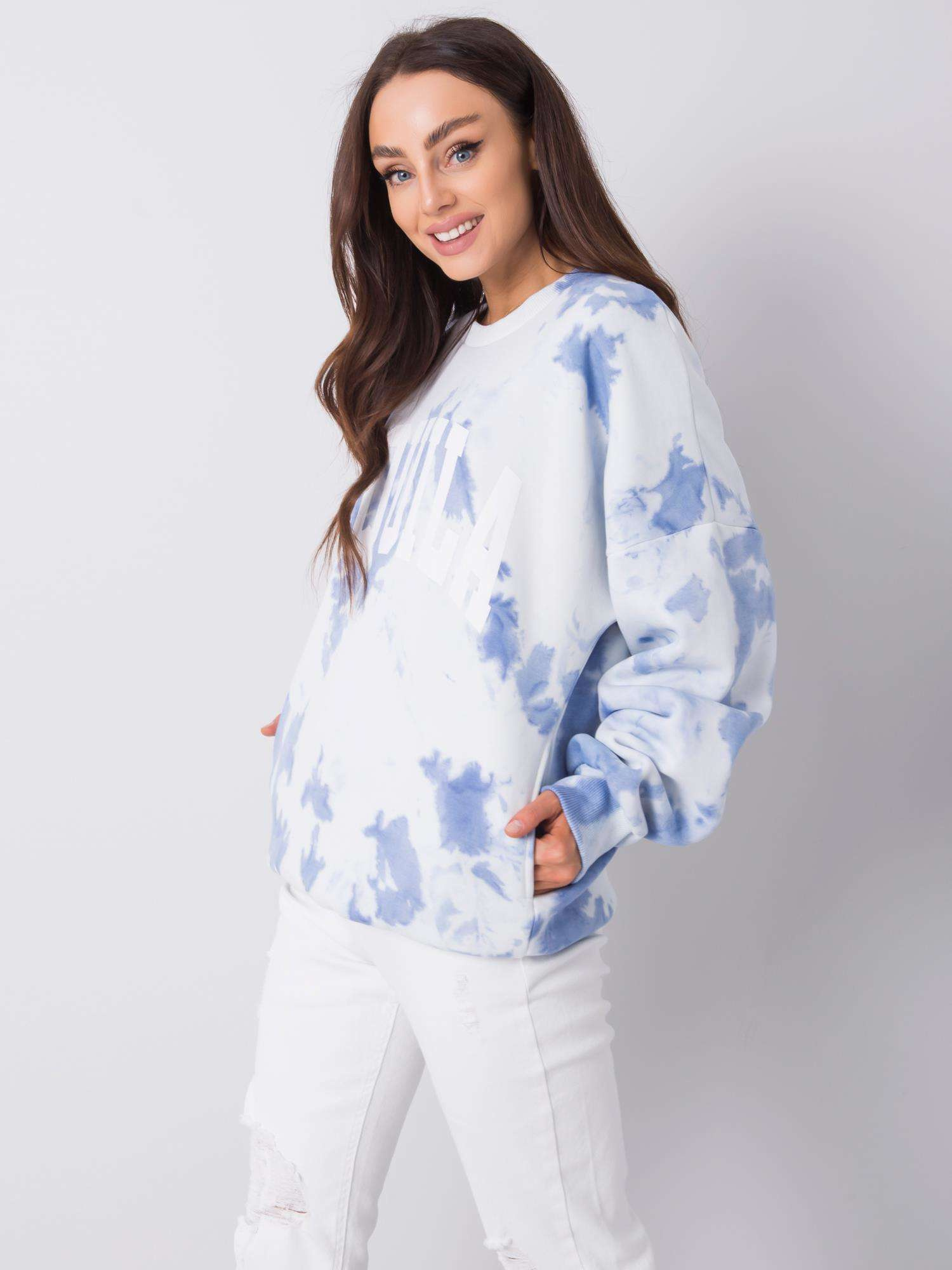 Blue tie-dye sweatshirt Tamara RUE PARIS