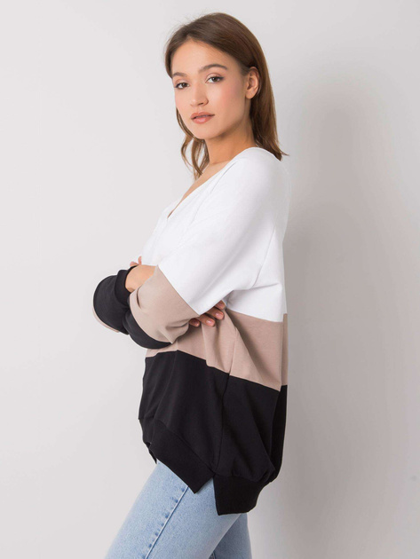 Czarno-beżowa bluza Lotta RUE PARIS