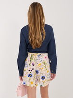 Jasnoróżowe letnie szorty z wiskozy SUBLEVEL