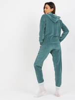 Hurtownia Morska ciepła piżama welurowa z napisami  