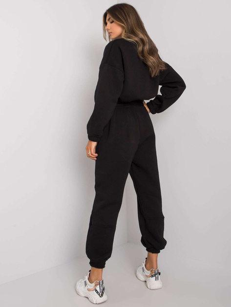 Czarny dresowy komplet dwuczęściowy Maleah
