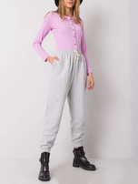 Szare spodnie dresowe Anette NIE ZNASZ MNIE