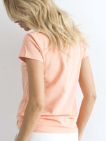 Brzoskwiniowy t-shirt Peachy