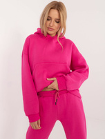 Hurt Fuksjowy damski  komplet basic z ociepleniem