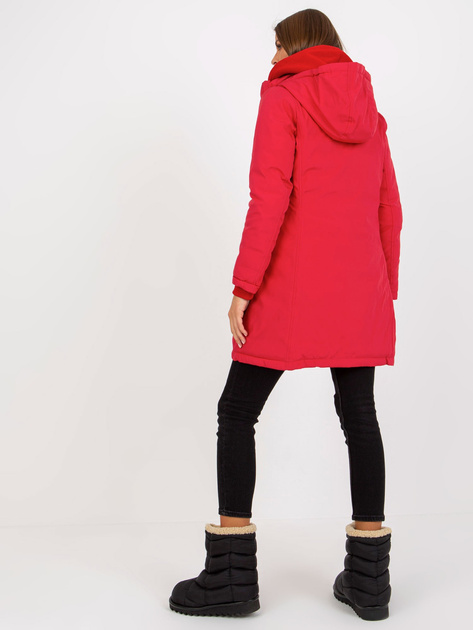 Hurt Czerwona dwustronna kurtka przejściowa z kapturem