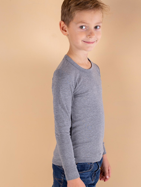 Szara termoaktywna bluzka chłopięca
